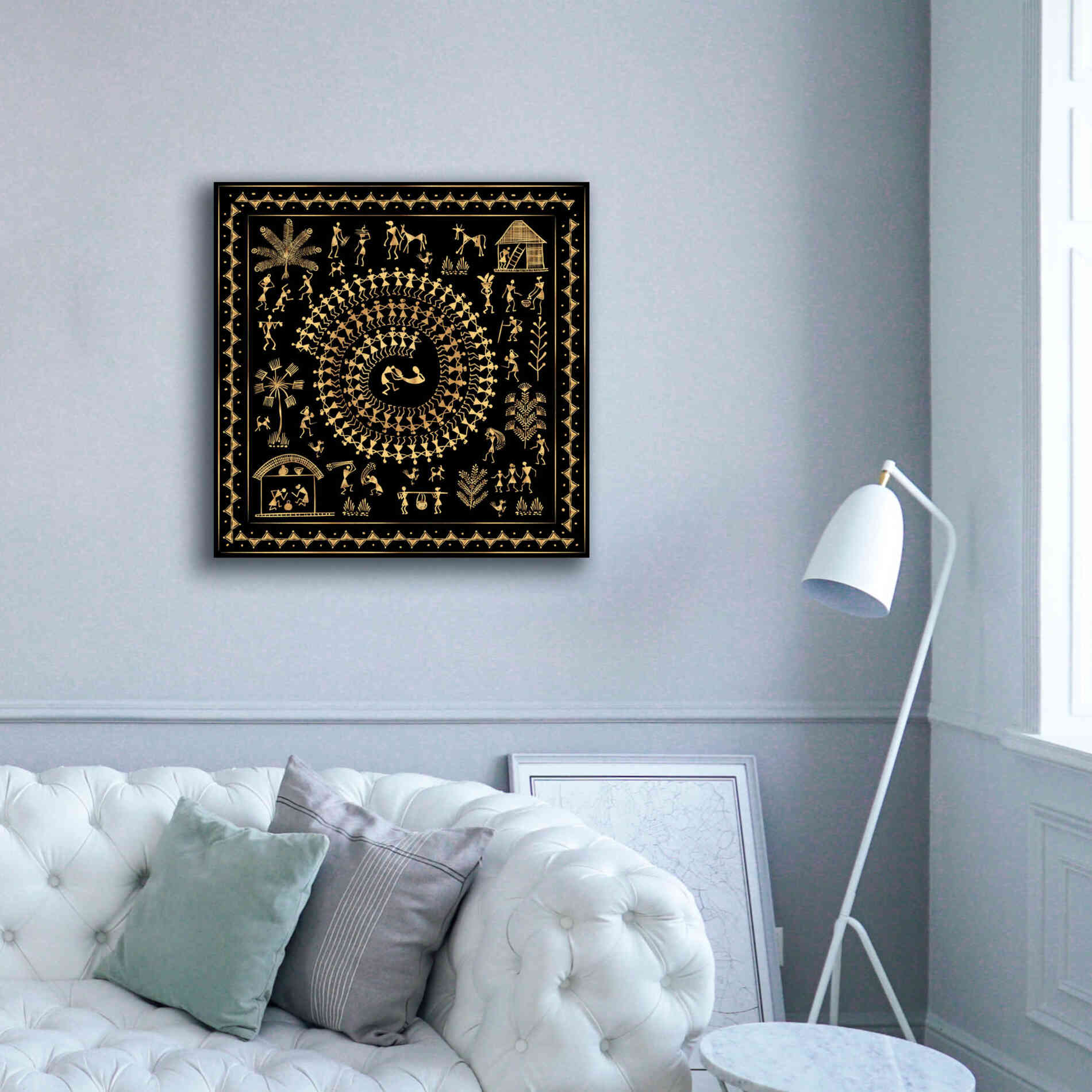 'Africania Converted' by Epic Portfolio, Giclee Canvas Wall Art,37x37