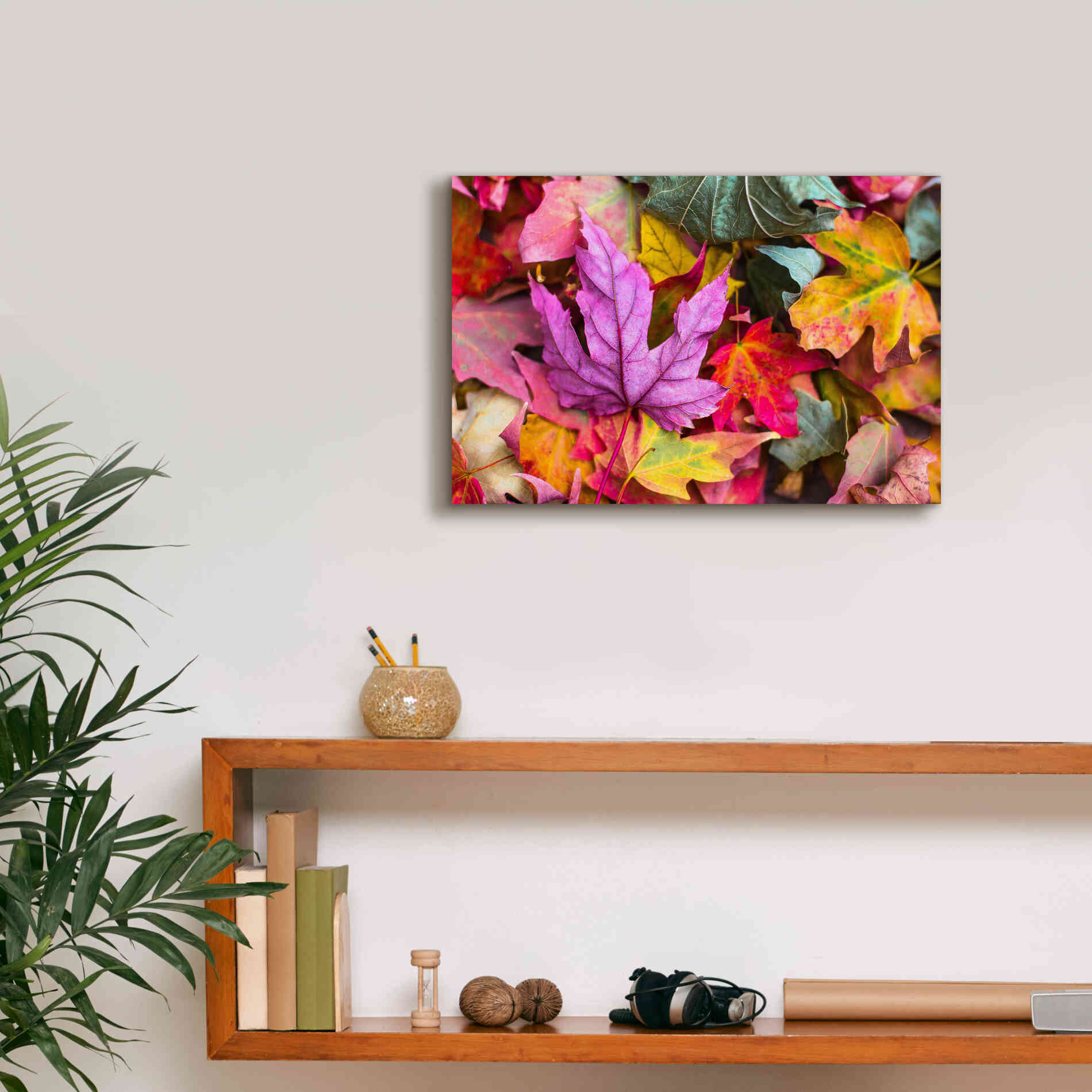 'Beautiful Fall' by Epic Portfolio, Giclee Canvas Wall Art,18x12