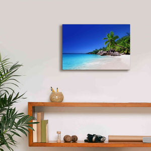 'Caribbean Paradise ' by Epic Portfolio, Giclee Canvas Wall Art,18x12