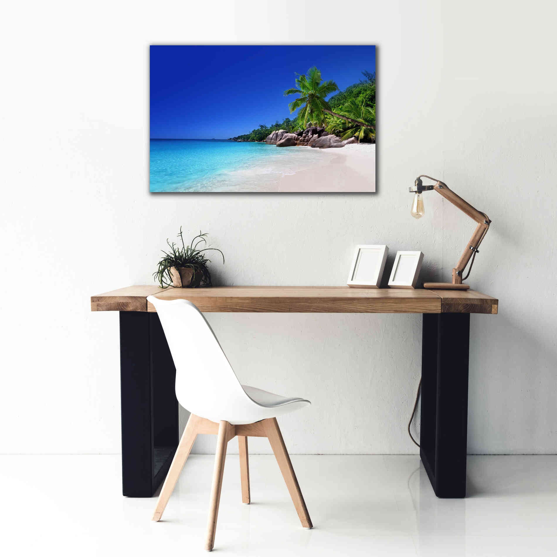 'Caribbean Paradise ' by Epic Portfolio, Giclee Canvas Wall Art,40x26