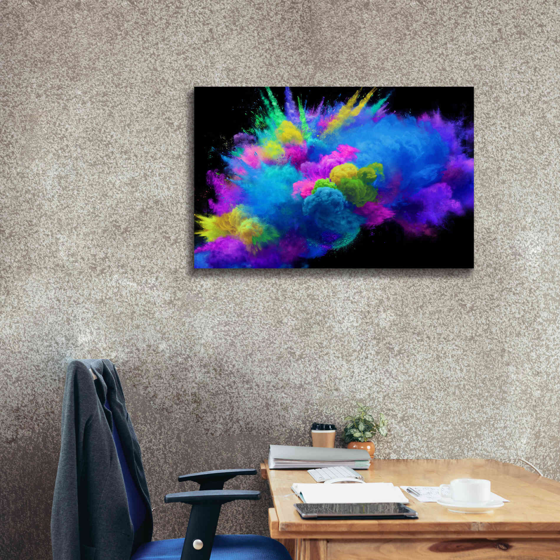 'Colorful Avalanche' by Epic Portfolio, Giclee Canvas Wall Art,40x26