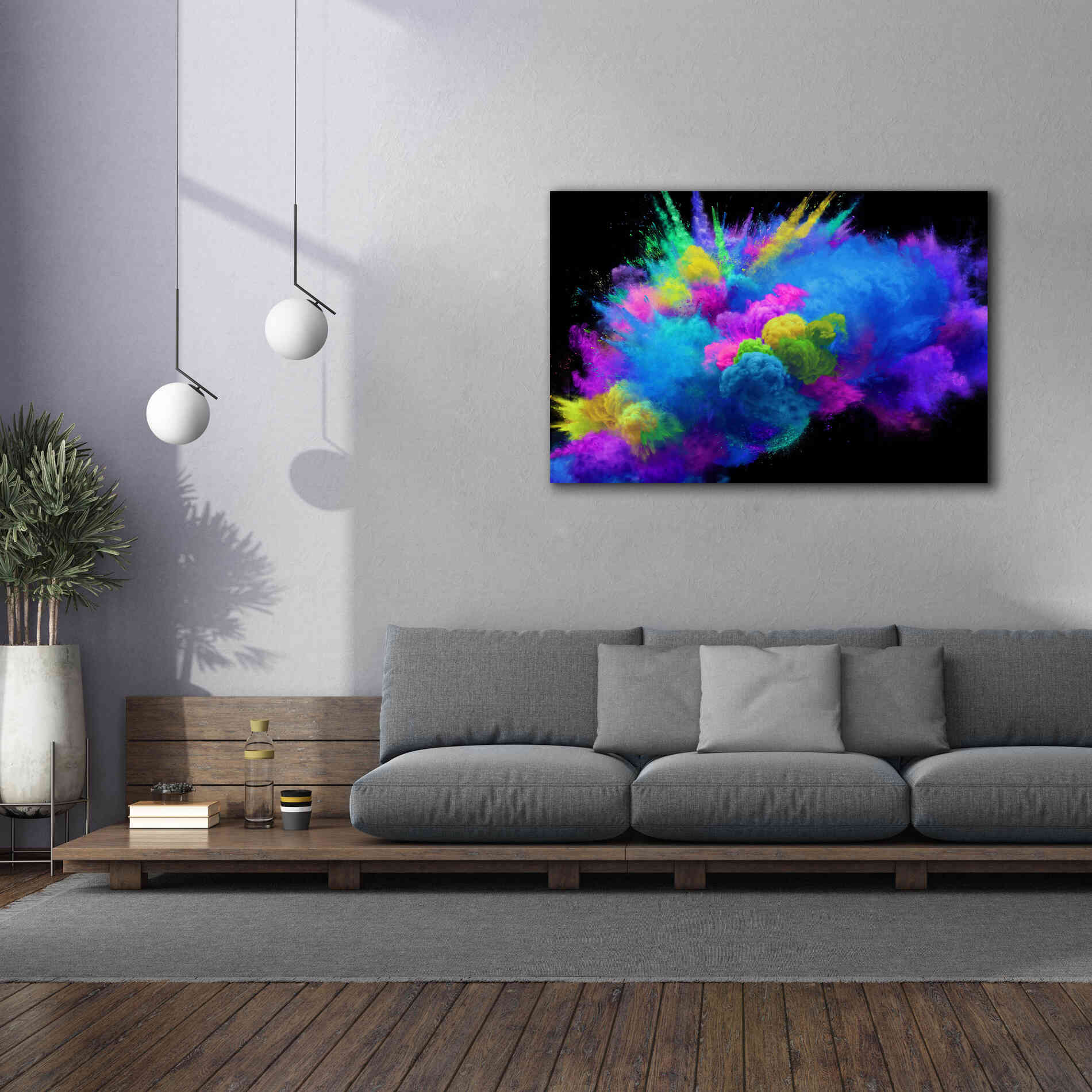 'Colorful Avalanche' by Epic Portfolio, Giclee Canvas Wall Art,60x40