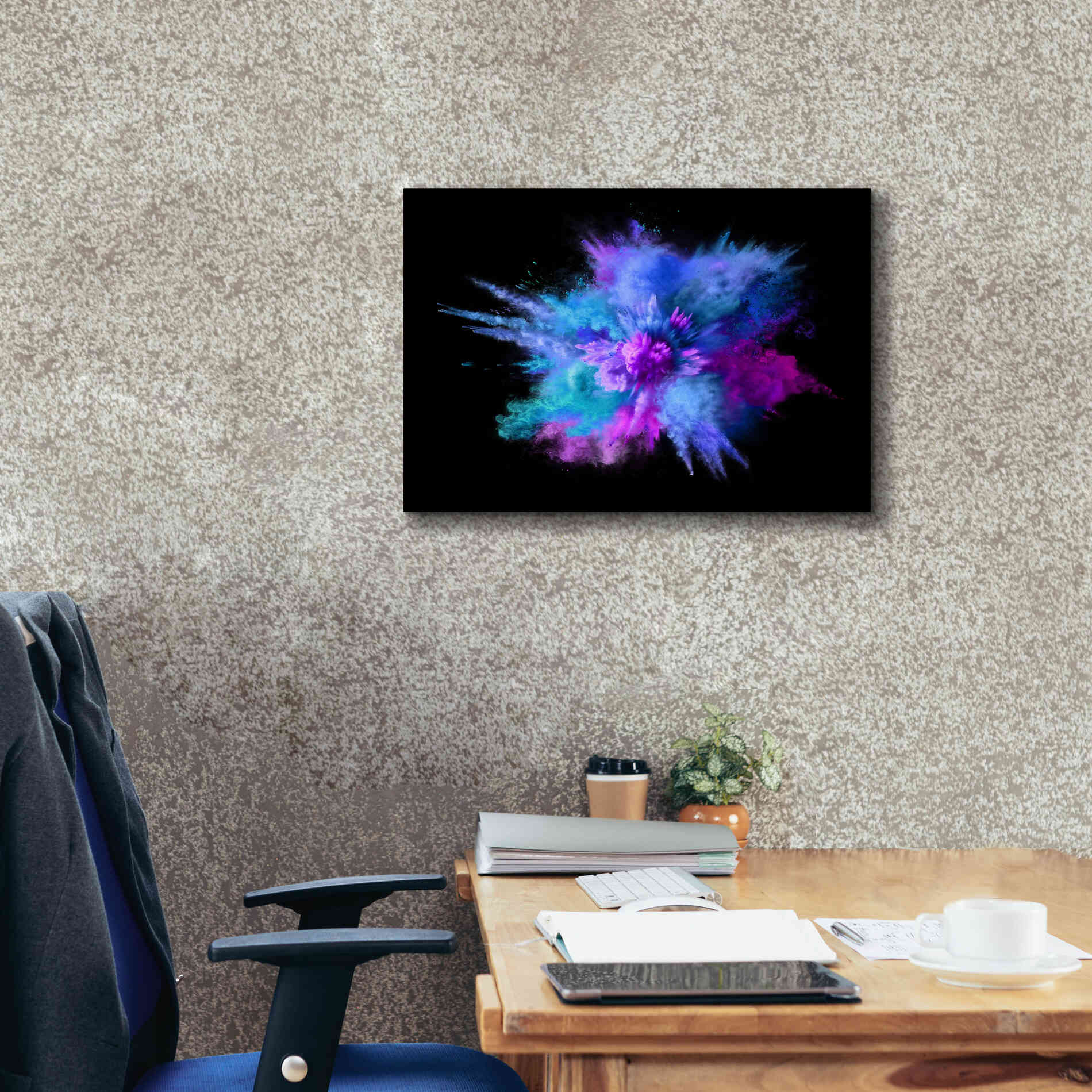 'Colorful Big Bang' by Epic Portfolio, Giclee Canvas Wall Art,24x20