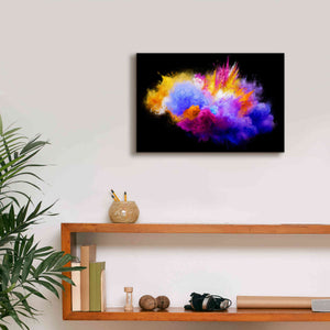 'Colorful Eruption ' by Epic Portfolio, Giclee Canvas Wall Art,18x12