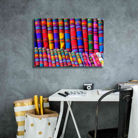 Image of 'Colors Of The World' by Epic Portfolio, Giclee Canvas Wall Art,26x18