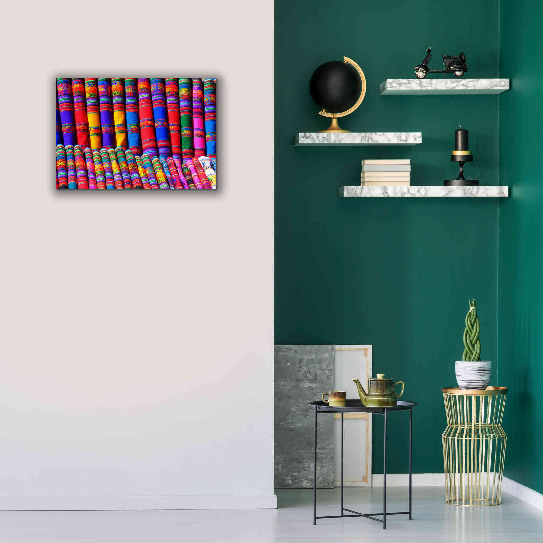 'Colors Of The World' by Epic Portfolio, Giclee Canvas Wall Art,26x18