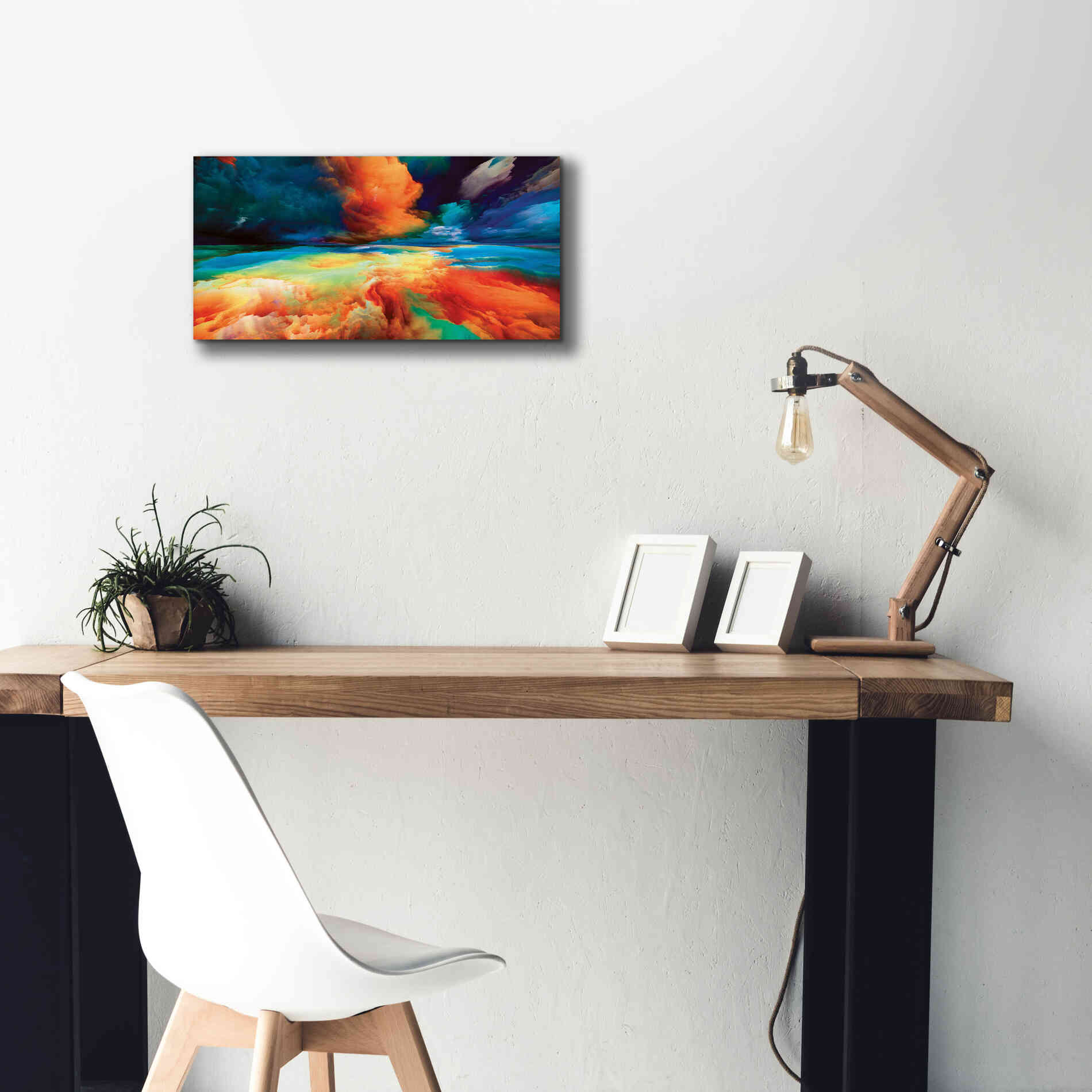 'Emotional Anger' by Epic Portfolio, Giclee Canvas Wall Art,24x12
