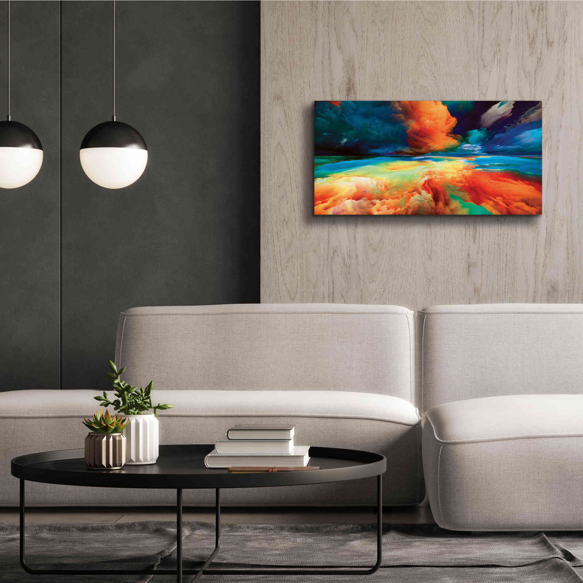 'Emotional Anger' by Epic Portfolio, Giclee Canvas Wall Art,40x20
