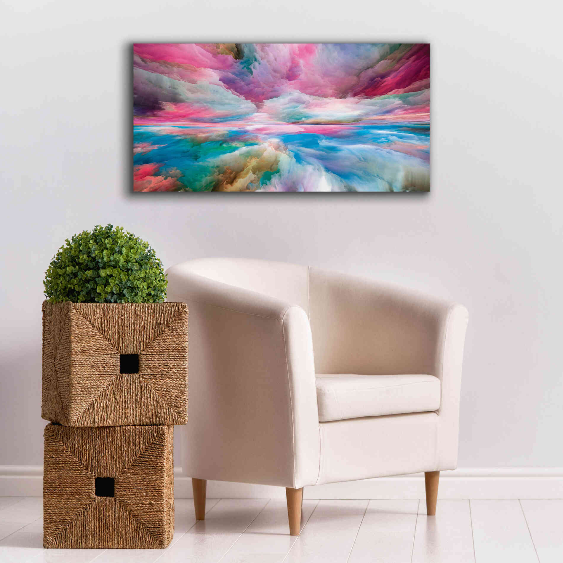 'Emotional Madness' by Epic Portfolio, Giclee Canvas Wall Art,40x20