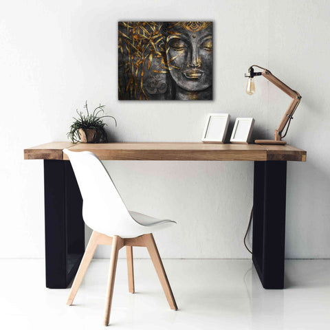 Image of 'Golden Budha' by Epic Portfolio, Giclee Canvas Wall Art,24x20