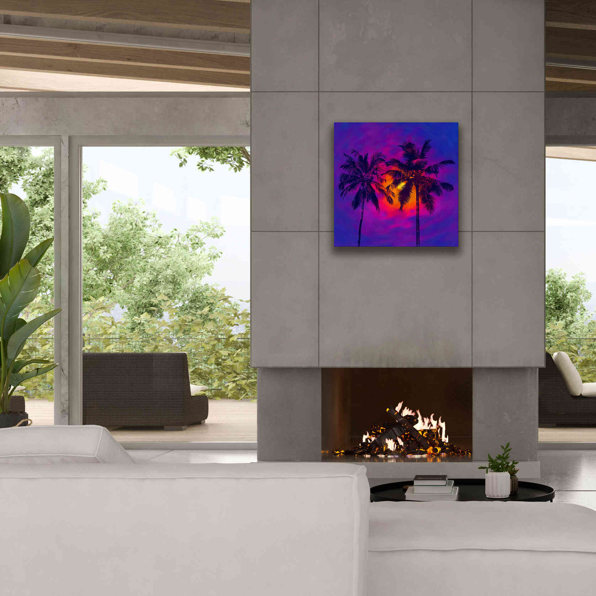 'Good Night Florida' by Epic Portfolio, Giclee Canvas Wall Art,26x26