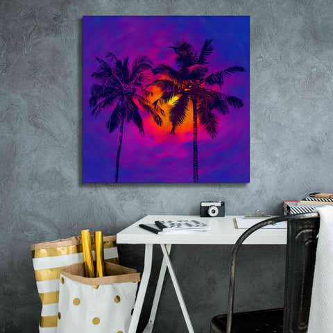 Image of 'Good Night Florida' by Epic Portfolio, Giclee Canvas Wall Art,26x26