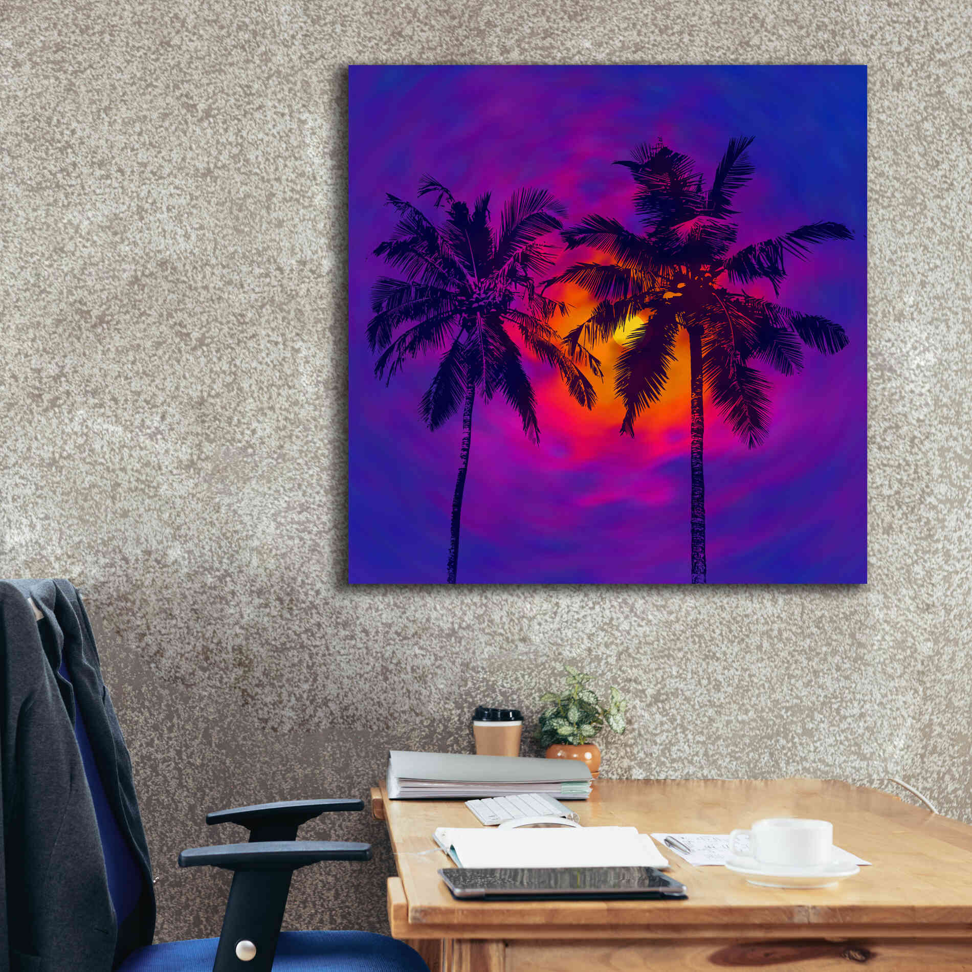 'Good Night Florida' by Epic Portfolio, Giclee Canvas Wall Art,37x37