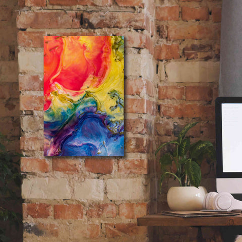 Image of 'Ice Cream Flow' by Epic Portfolio, Giclee Canvas Wall Art,12x18