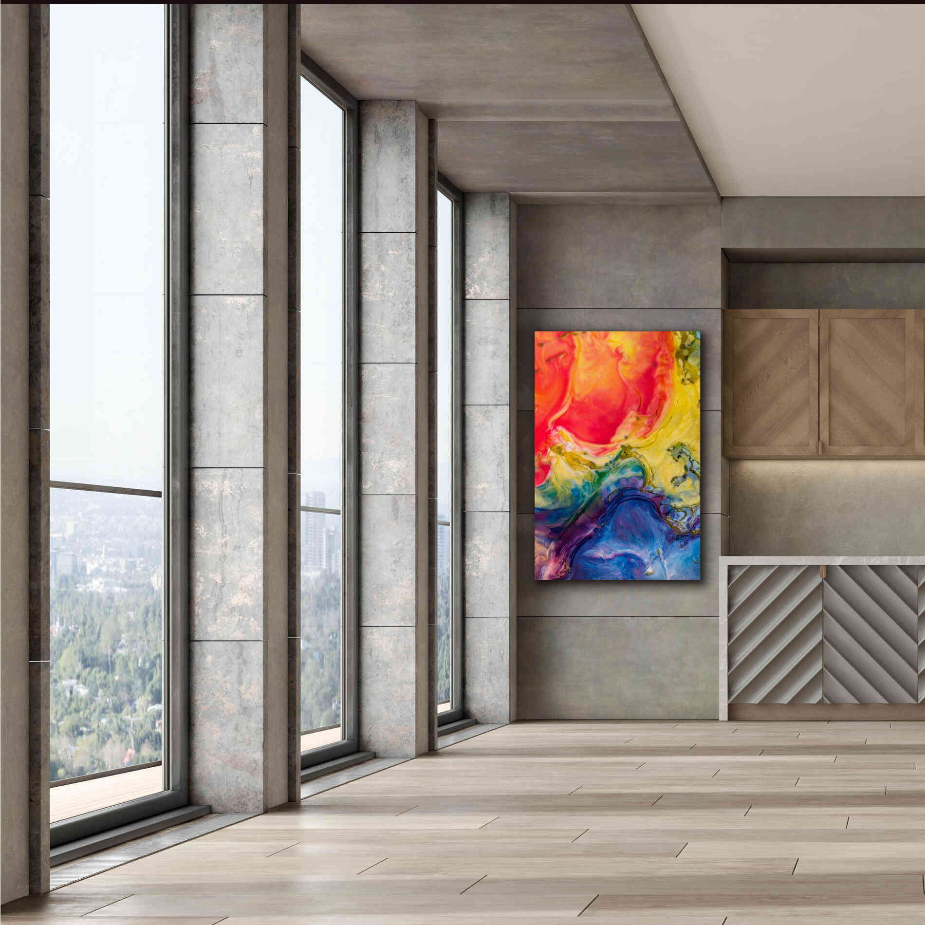 'Ice Cream Flow' by Epic Portfolio, Giclee Canvas Wall Art,40x60