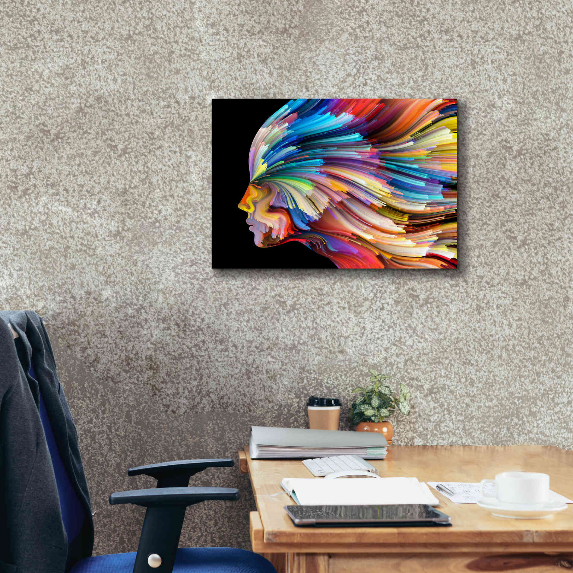 'In Thought' by Epic Portfolio, Giclee Canvas Wall Art,26x18