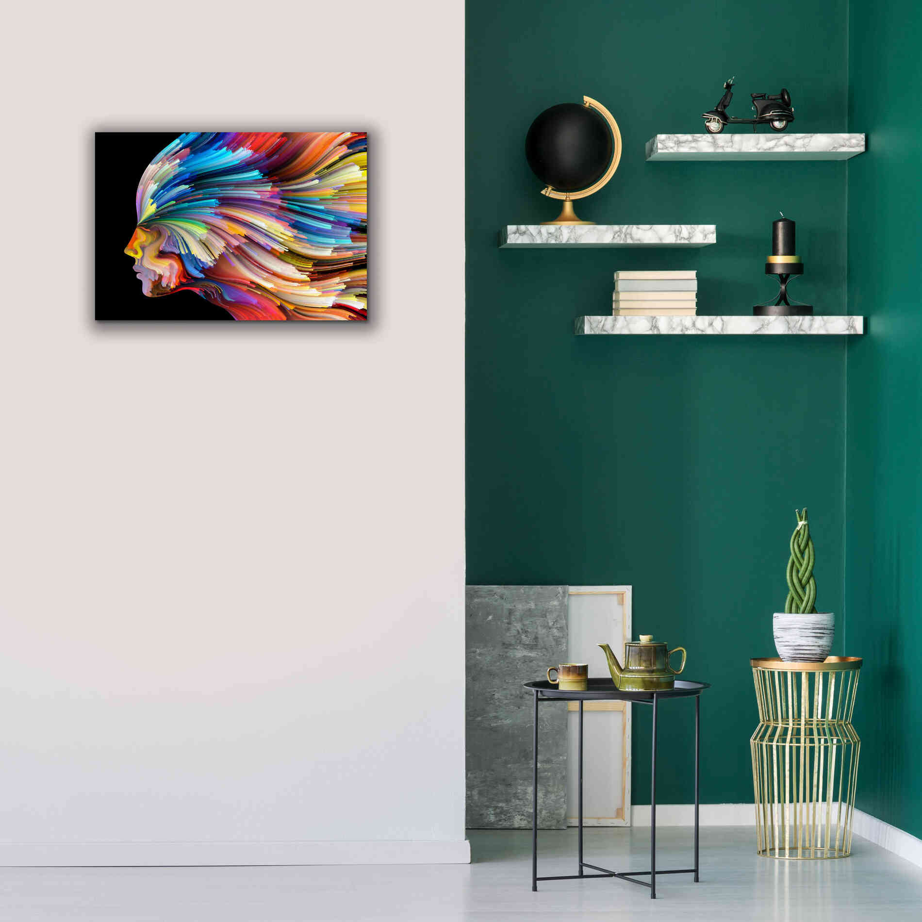 'In Thought' by Epic Portfolio, Giclee Canvas Wall Art,26x18