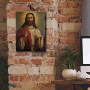 'Jesus' by Epic Portfolio, Giclee Canvas Wall Art,12x16
