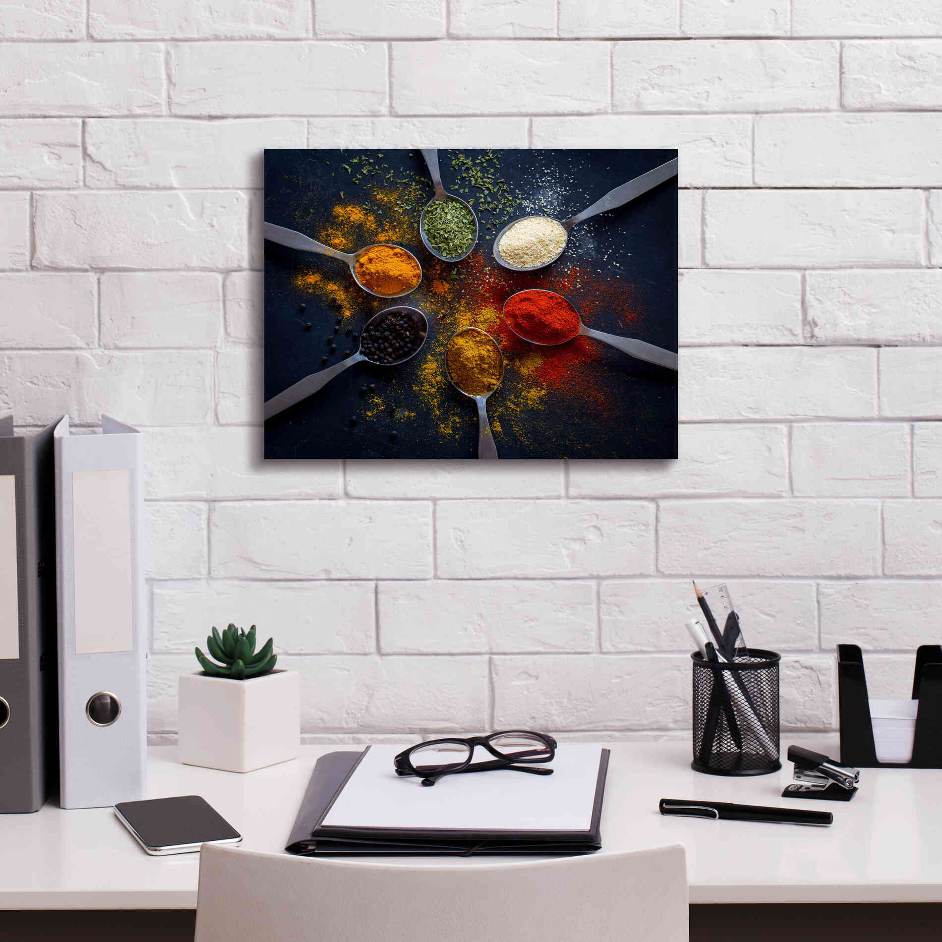 'Mama's Spices' by Epic Portfolio, Giclee Canvas Wall Art,16x12