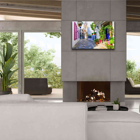 Image of 'Moroccan Alley ' by Epic Portfolio, Giclee Canvas Wall Art,40x26
