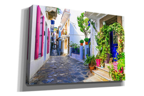 Image of 'Moroccan Alley ' by Epic Portfolio, Giclee Canvas Wall Art