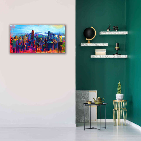 Image of 'New York Color' by Epic Portfolio, Giclee Canvas Wall Art,40x20