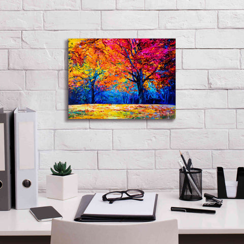 Image of 'October' by Epic Portfolio, Giclee Canvas Wall Art,16x12