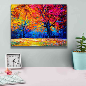 'October' by Epic Portfolio, Giclee Canvas Wall Art,16x12