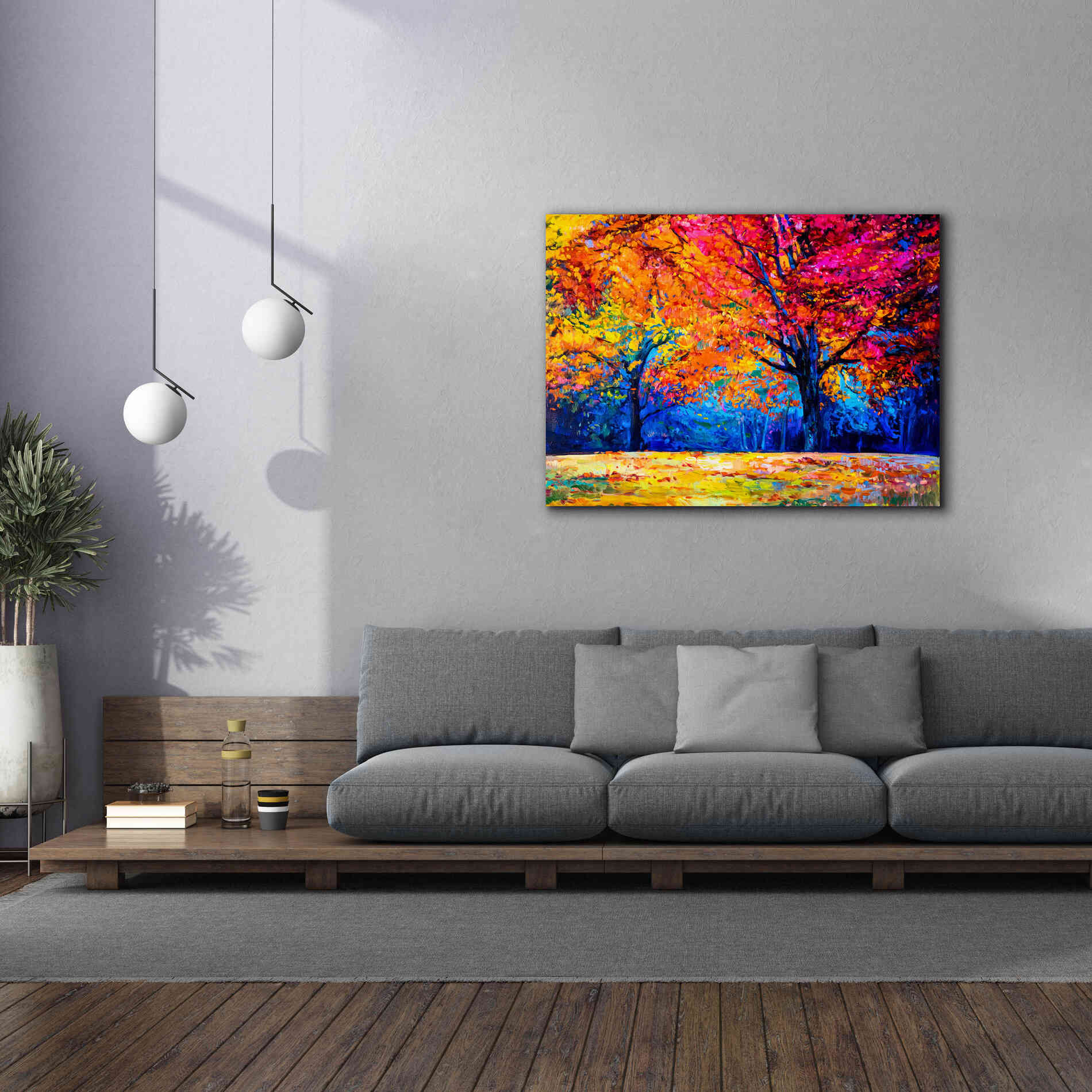 'October' by Epic Portfolio, Giclee Canvas Wall Art,54x40