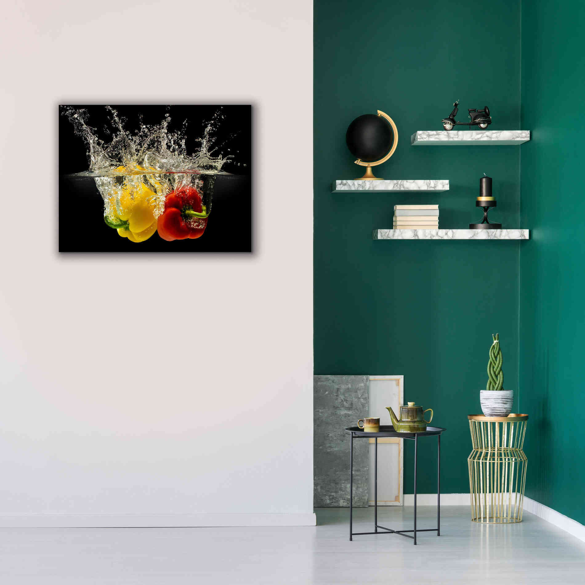 'Pepper Splash' by Epic Portfolio, Giclee Canvas Wall Art,34x26