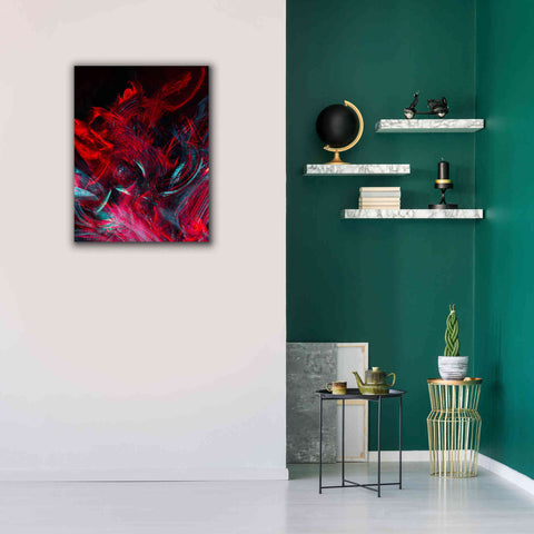 Image of 'Red Inferno' by Epic Portfolio, Giclee Canvas Wall Art,26x34