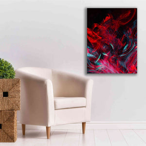 'Red Inferno' by Epic Portfolio, Giclee Canvas Wall Art,26x34