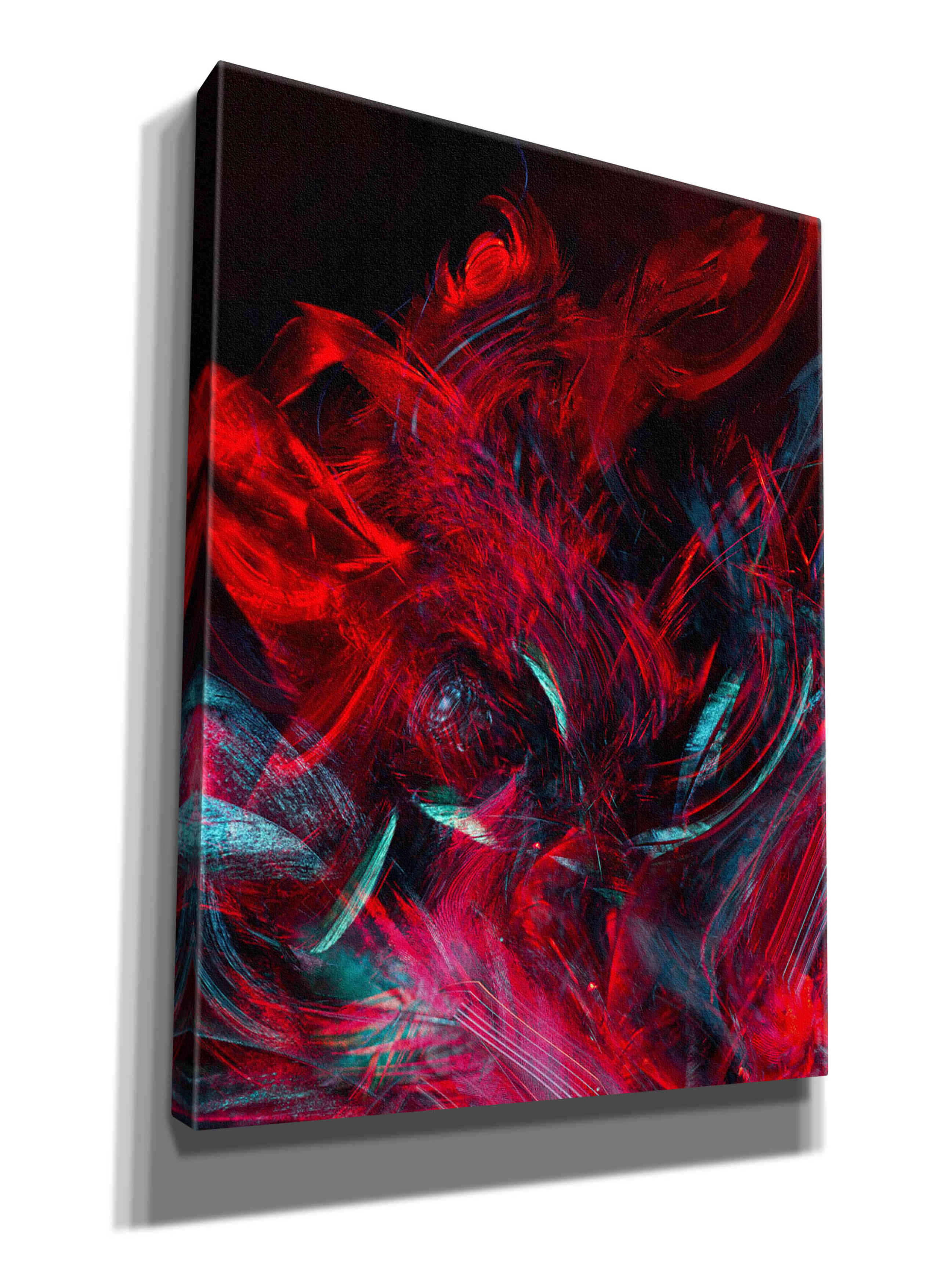'Red Inferno' by Epic Portfolio, Giclee Canvas Wall Art