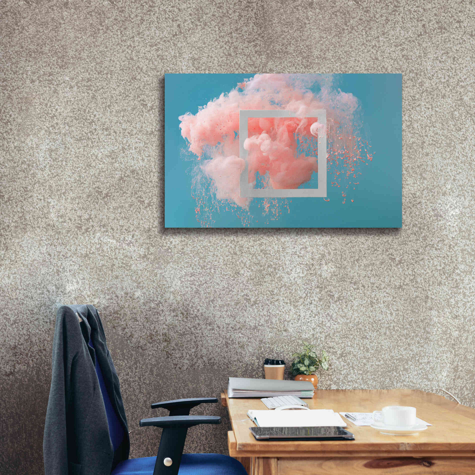 'Smokey Outlook' by Epic Portfolio, Giclee Canvas Wall Art,40x26