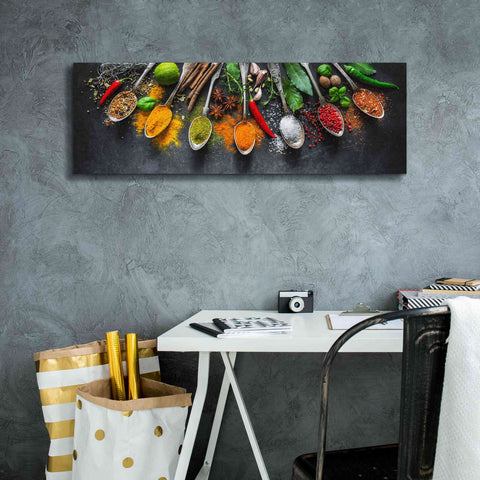 Image of 'Spicy World Ii' by Epic Portfolio, Giclee Canvas Wall Art,36x12