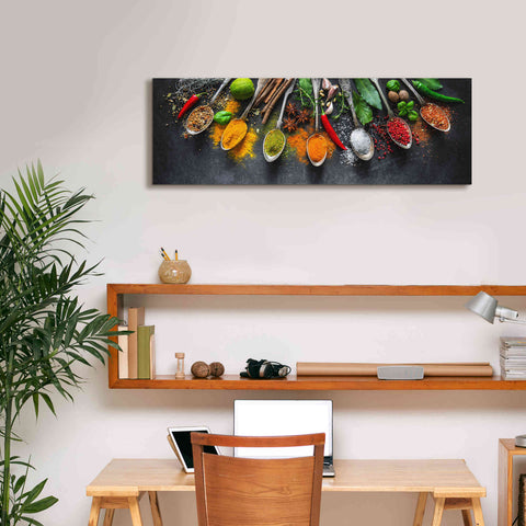 Image of 'Spicy World Ii' by Epic Portfolio, Giclee Canvas Wall Art,36x12