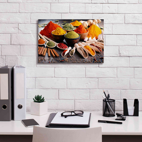 Image of 'Spicy World' by Epic Portfolio, Giclee Canvas Wall Art,18x12