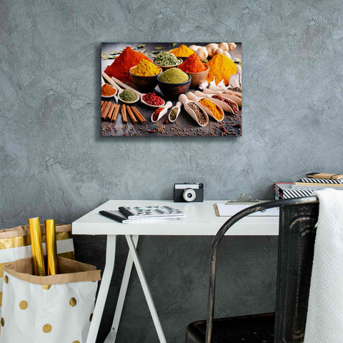 Image of 'Spicy World' by Epic Portfolio, Giclee Canvas Wall Art,18x12