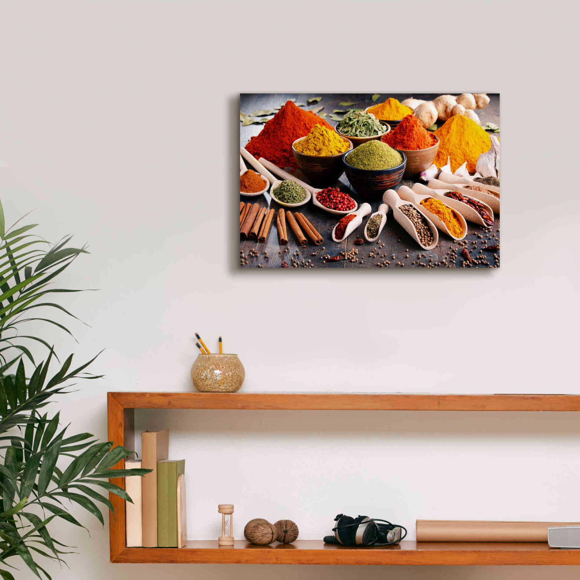 'Spicy World' by Epic Portfolio, Giclee Canvas Wall Art,18x12