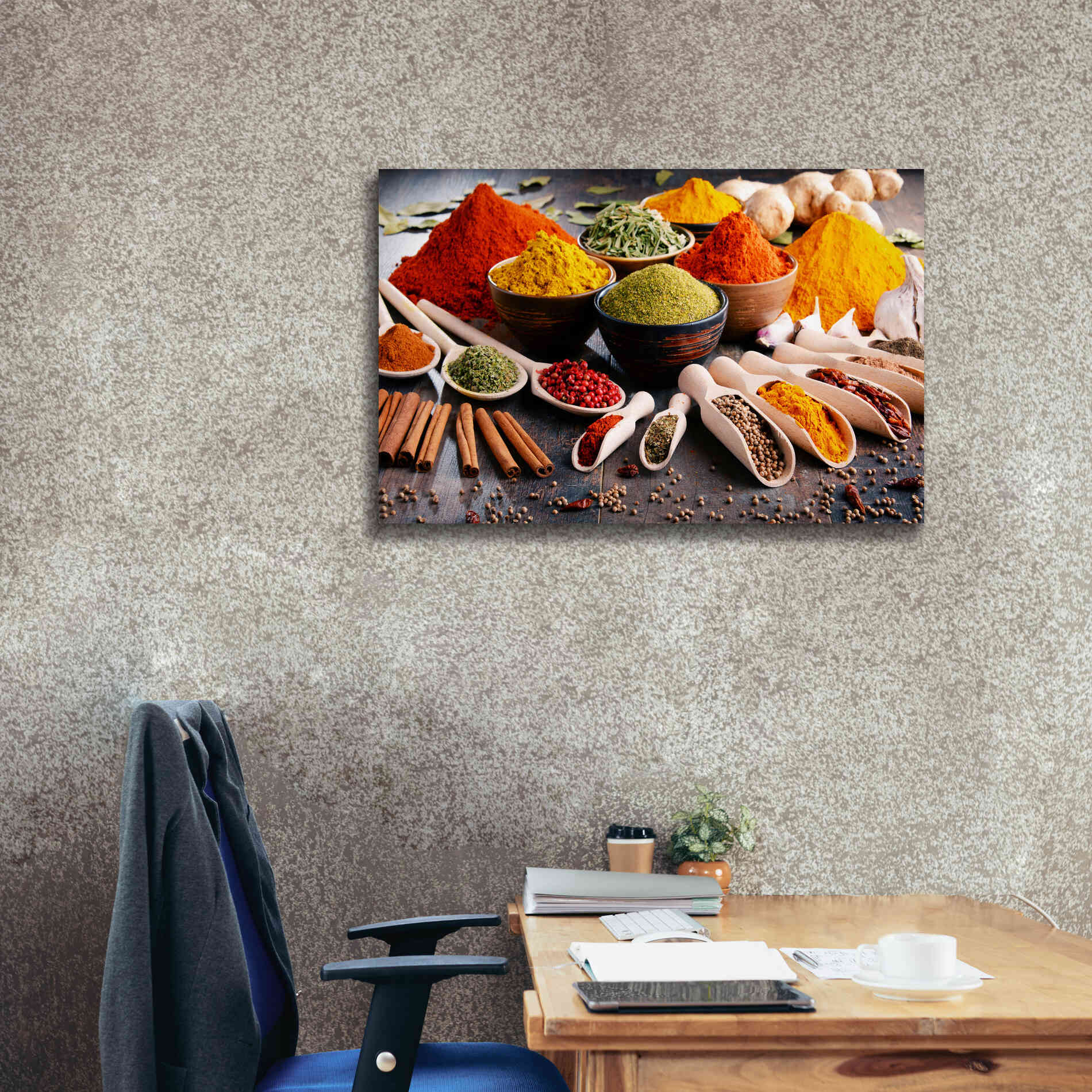 'Spicy World' by Epic Portfolio, Giclee Canvas Wall Art,40x26
