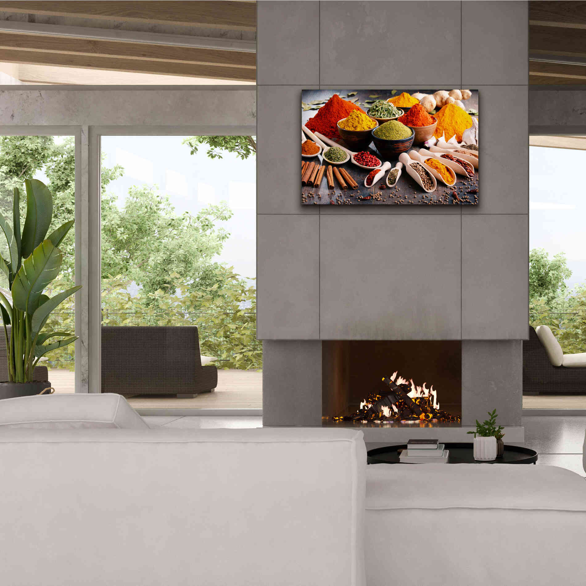 'Spicy World' by Epic Portfolio, Giclee Canvas Wall Art,40x26