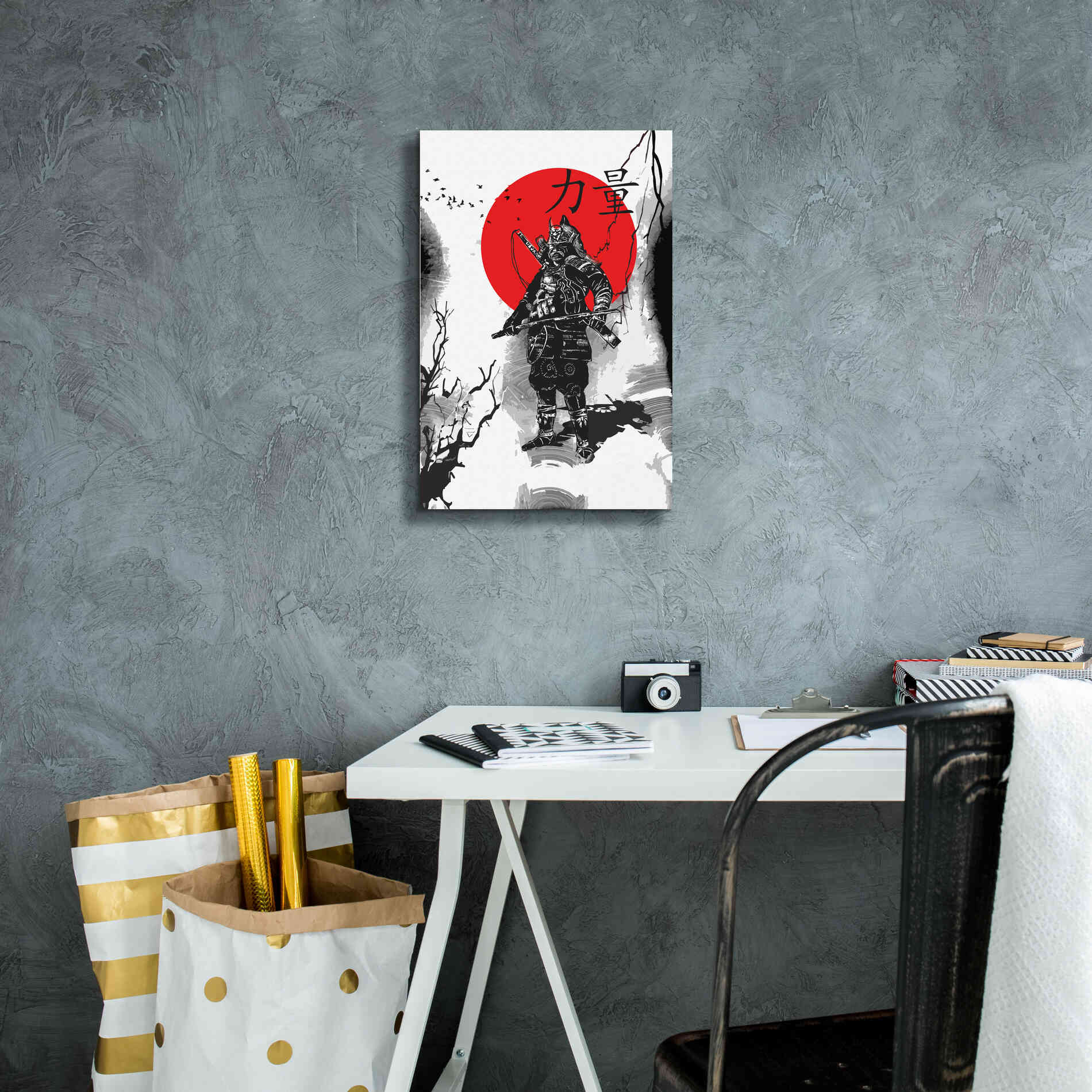 'The Last Samurai Converted' by Epic Portfolio, Giclee Canvas Wall Art,12x18