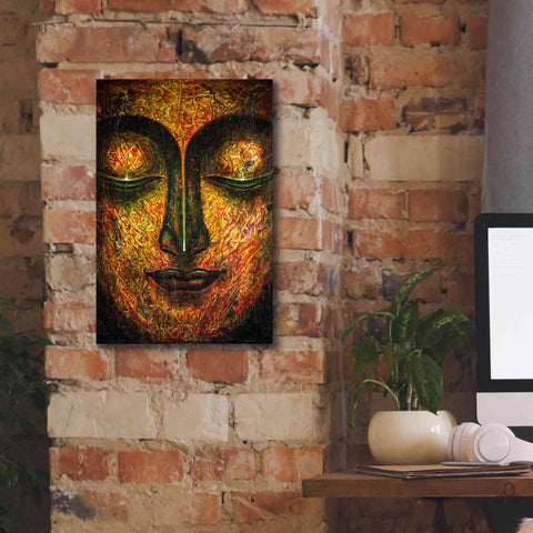 Image of 'Tranquil Budha' by Epic Portfolio, Giclee Canvas Wall Art,12x18