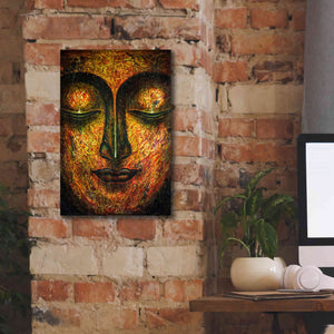 'Tranquil Budha' by Epic Portfolio, Giclee Canvas Wall Art,12x18