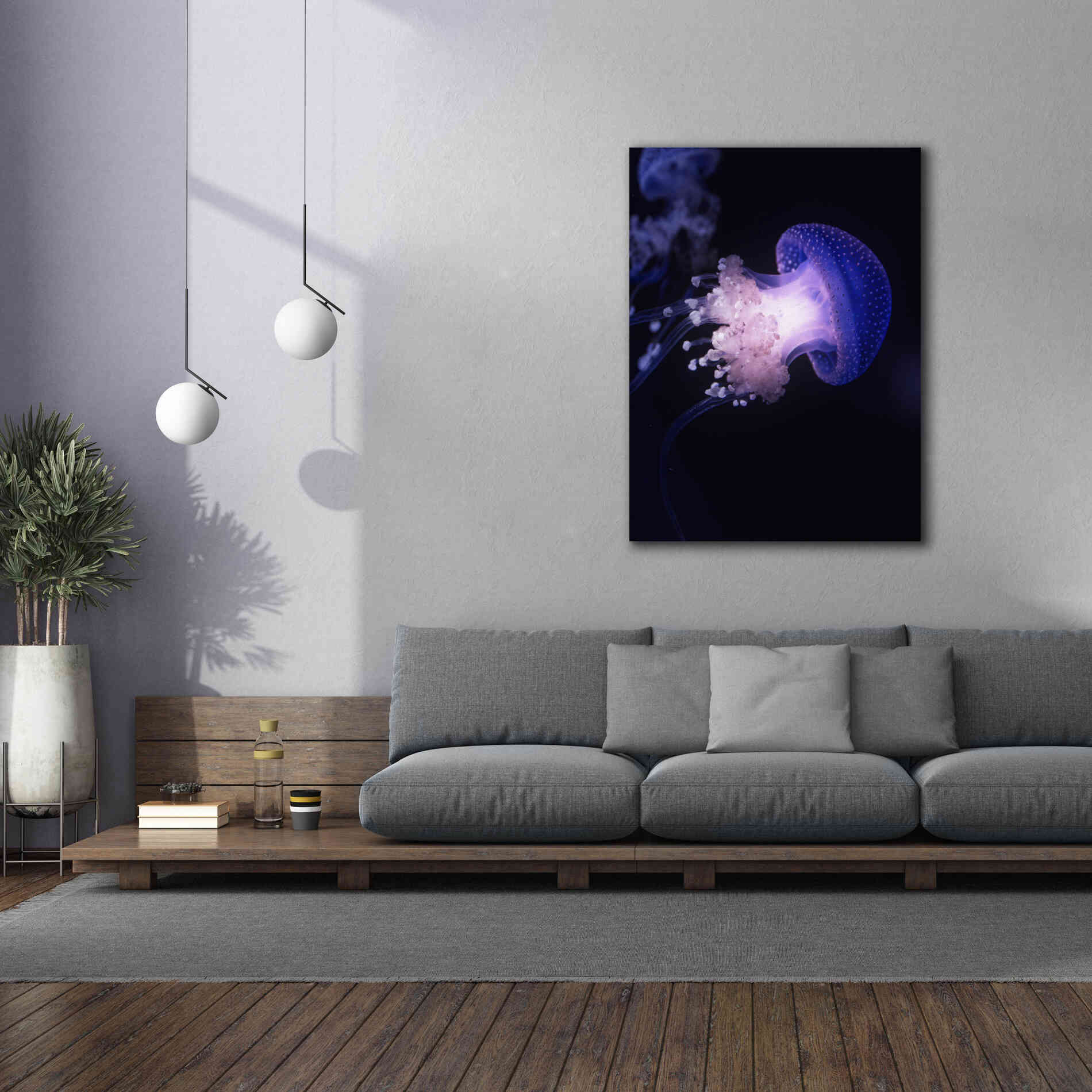 'Underwater Mushroom' by Epic Portfolio, Giclee Canvas Wall Art,40x54