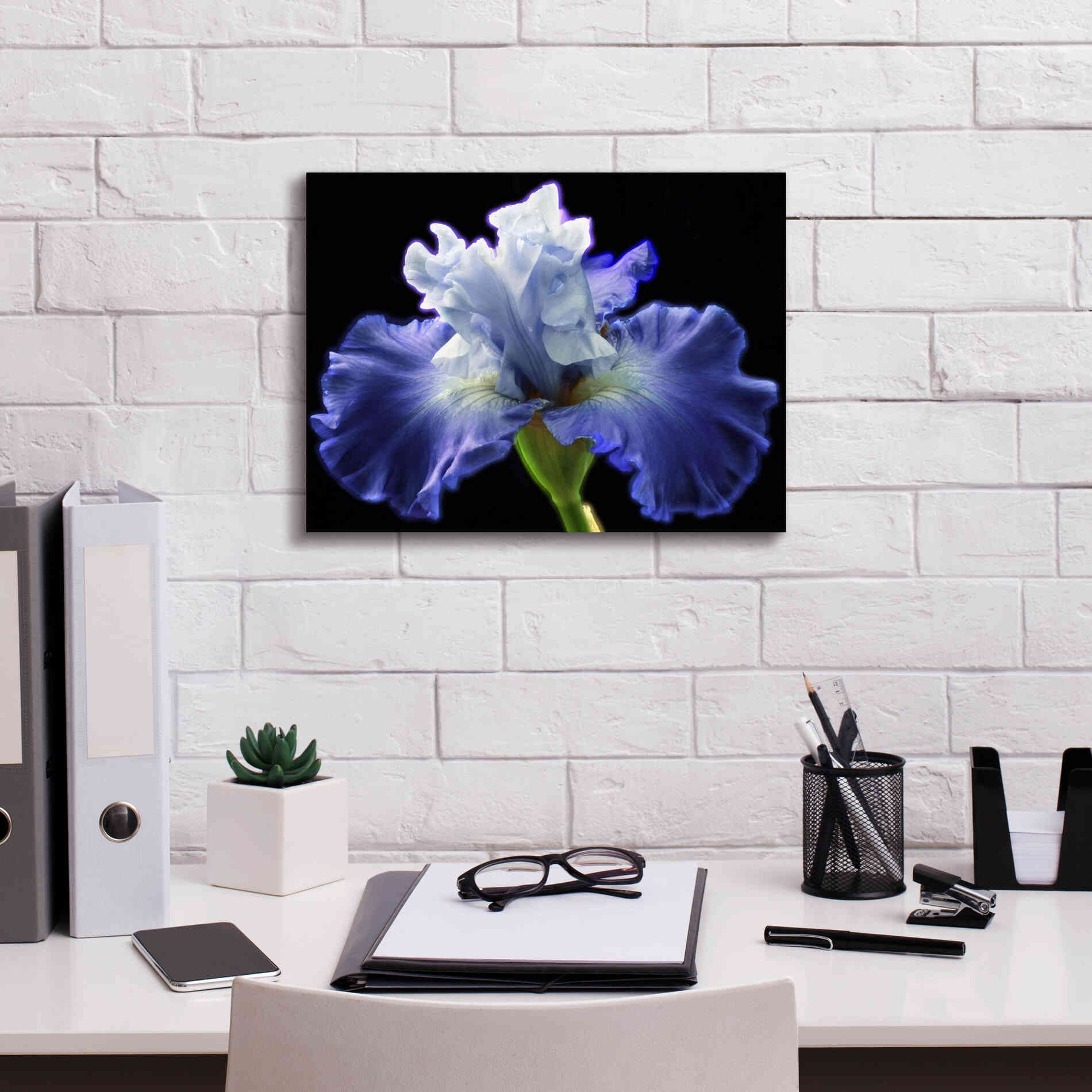 'Violet Blaze ' by Epic Portfolio, Giclee Canvas Wall Art,16x12