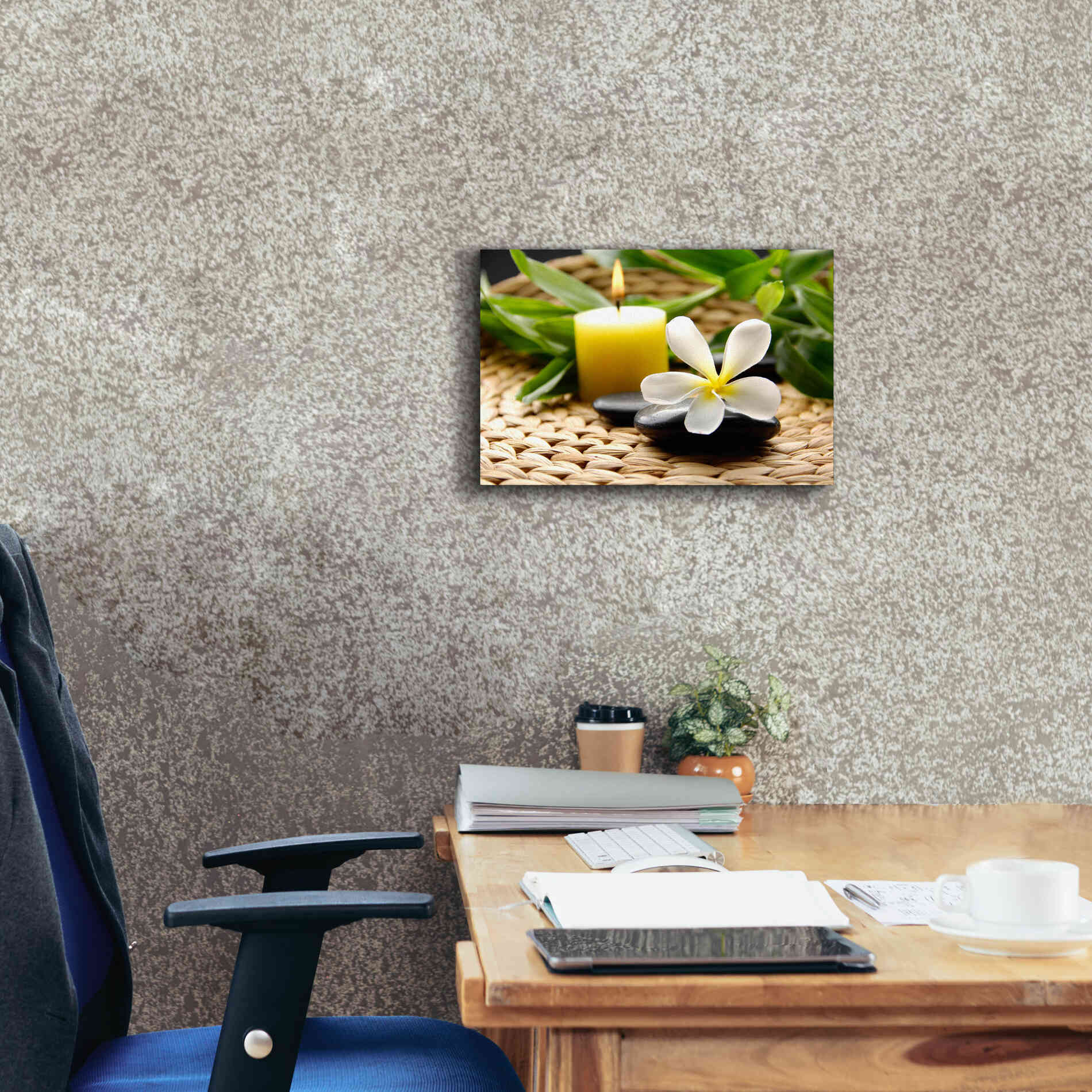'Zen Moments' by Epic Portfolio, Giclee Canvas Wall Art,18x12