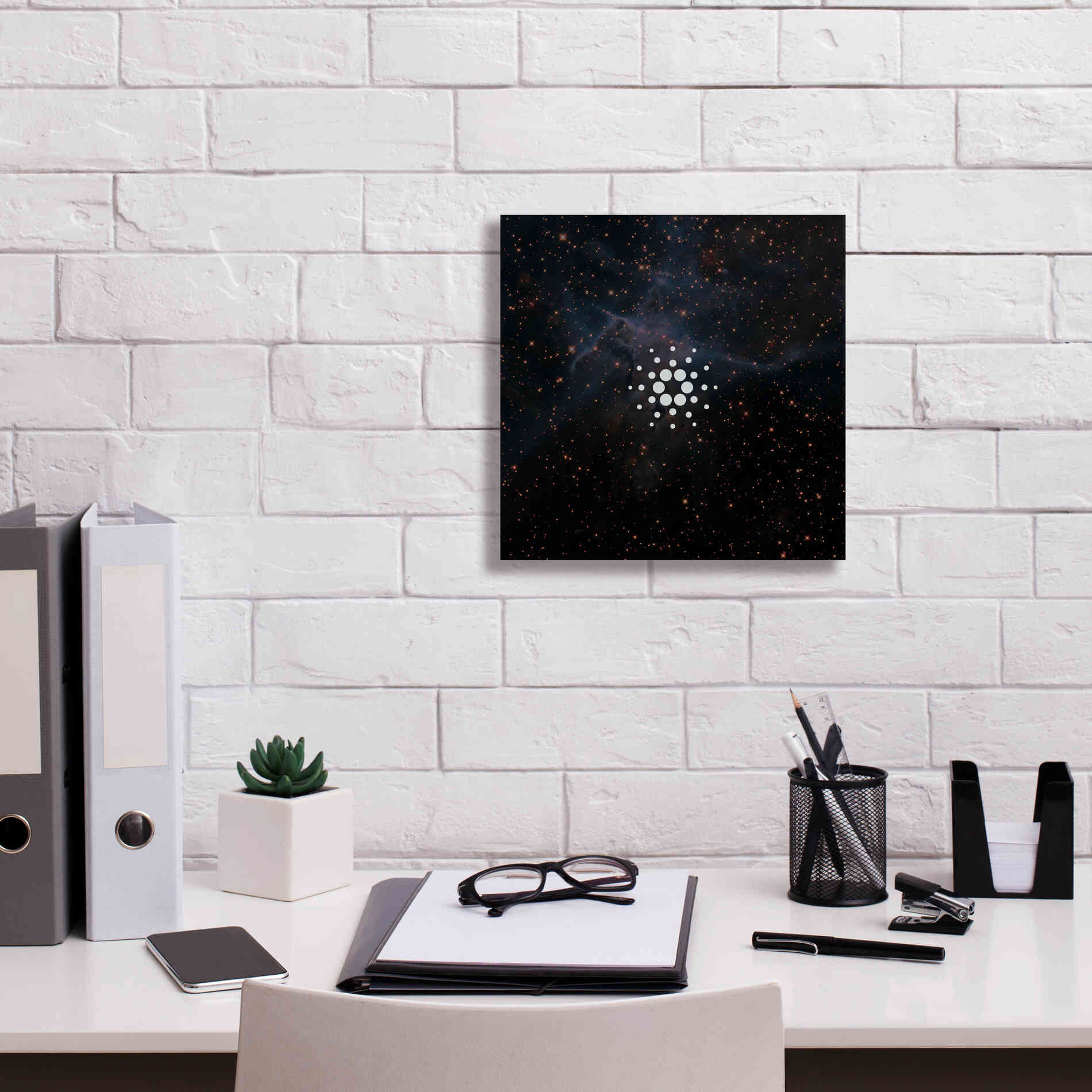 'Constellation Cardano' by Epic Portfolio, Giclee Canvas Wall Art,12x12