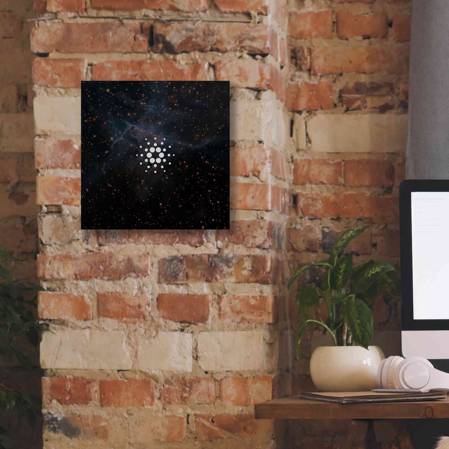'Constellation Cardano' by Epic Portfolio, Giclee Canvas Wall Art,12x12