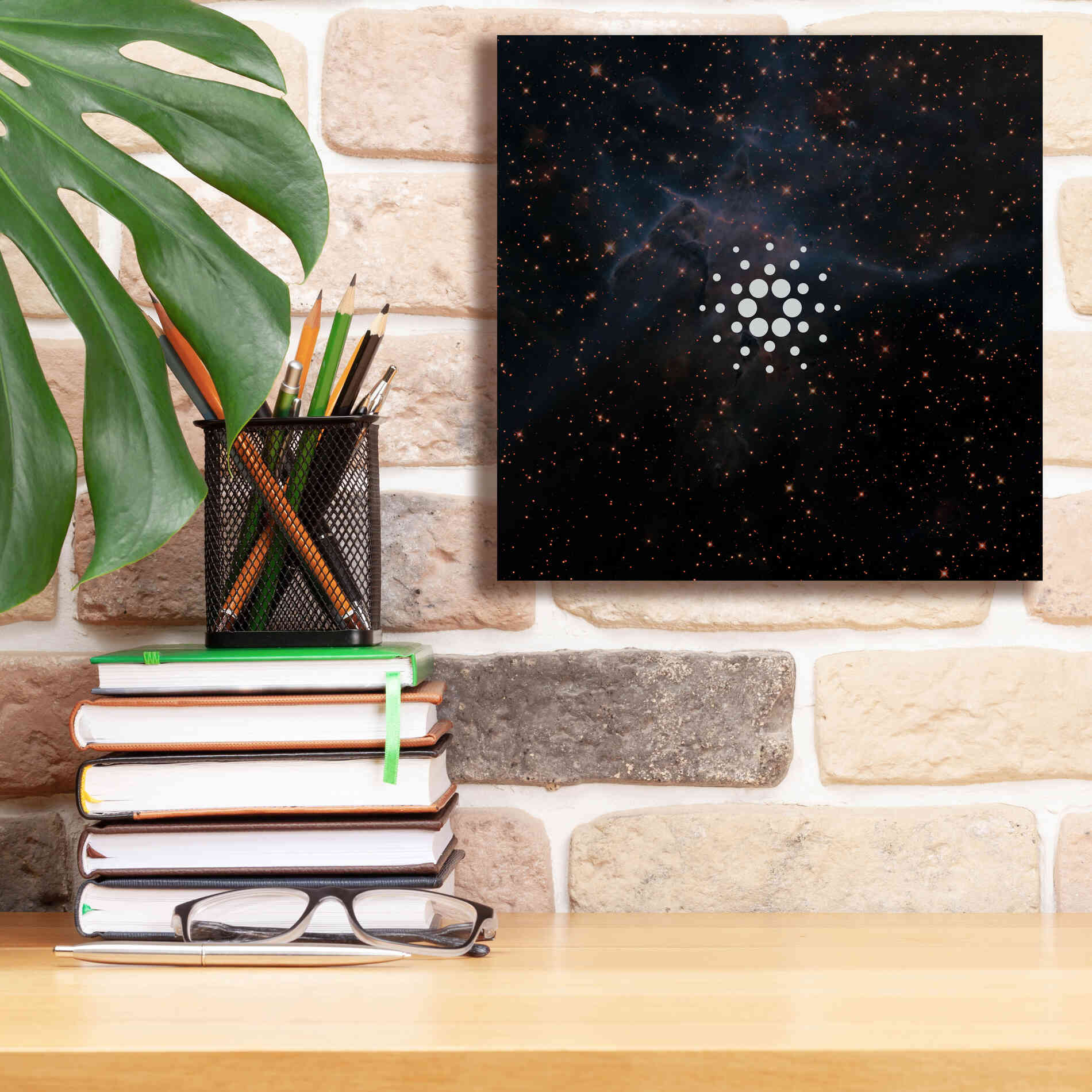 'Constellation Cardano' by Epic Portfolio, Giclee Canvas Wall Art,12x12
